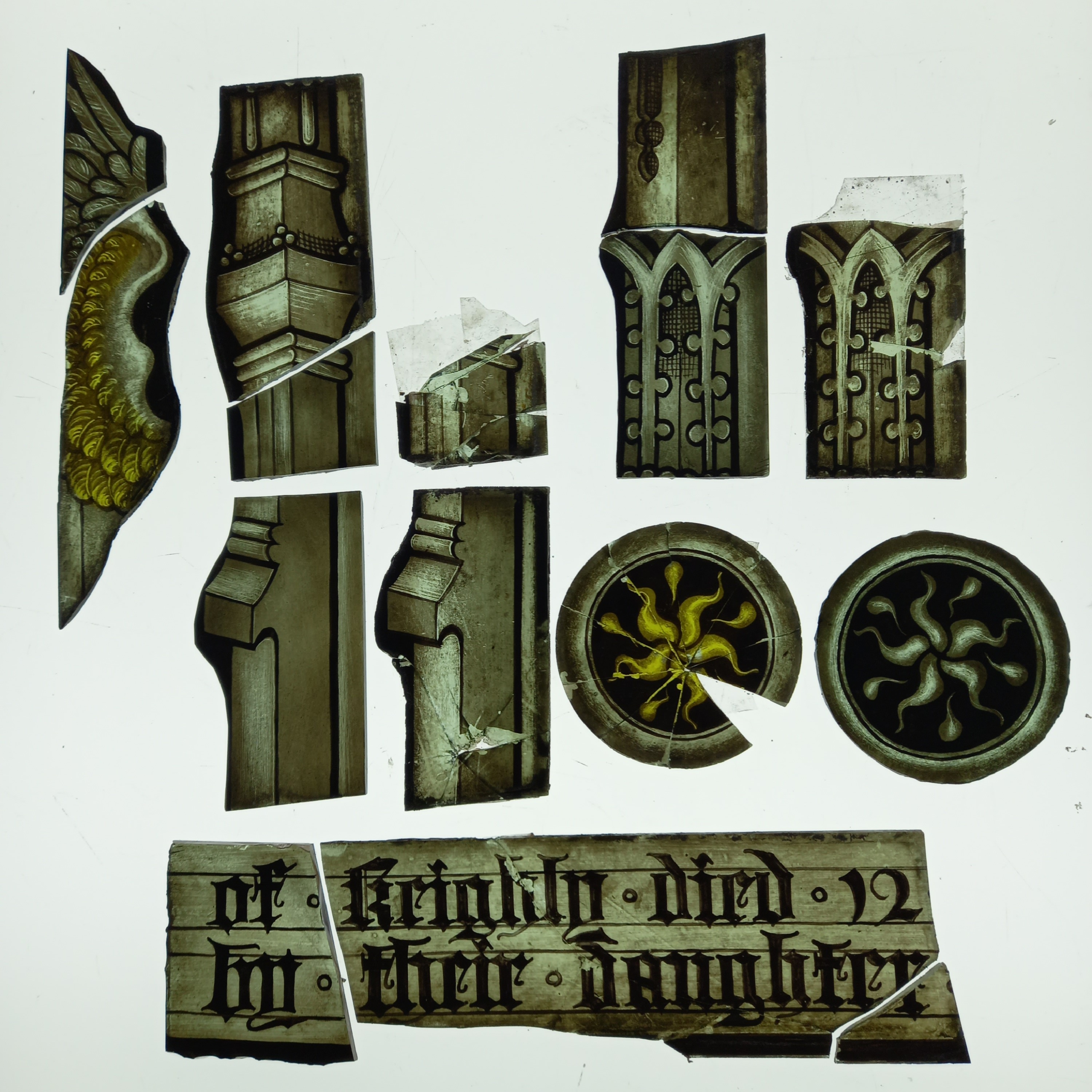 Medieval Glass Conservation — stained glass by Eleanor Carr