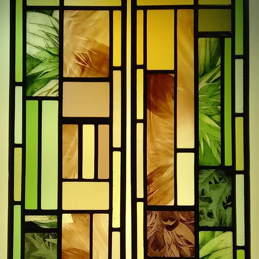 Acanthus — stained glass by Ginkgo Glass