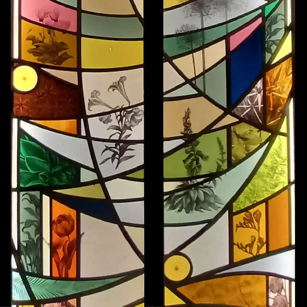 Botanical — stained glass by Ginkgo Glass