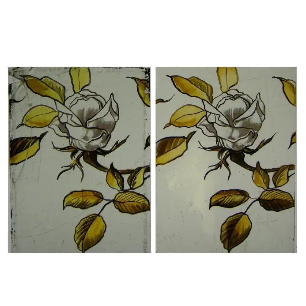 Painted rosebud