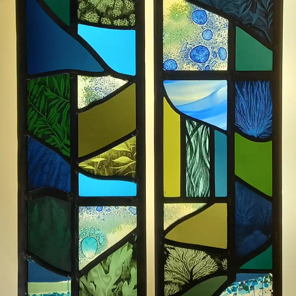 Seaweed — stained glass by Ginkgo Glass