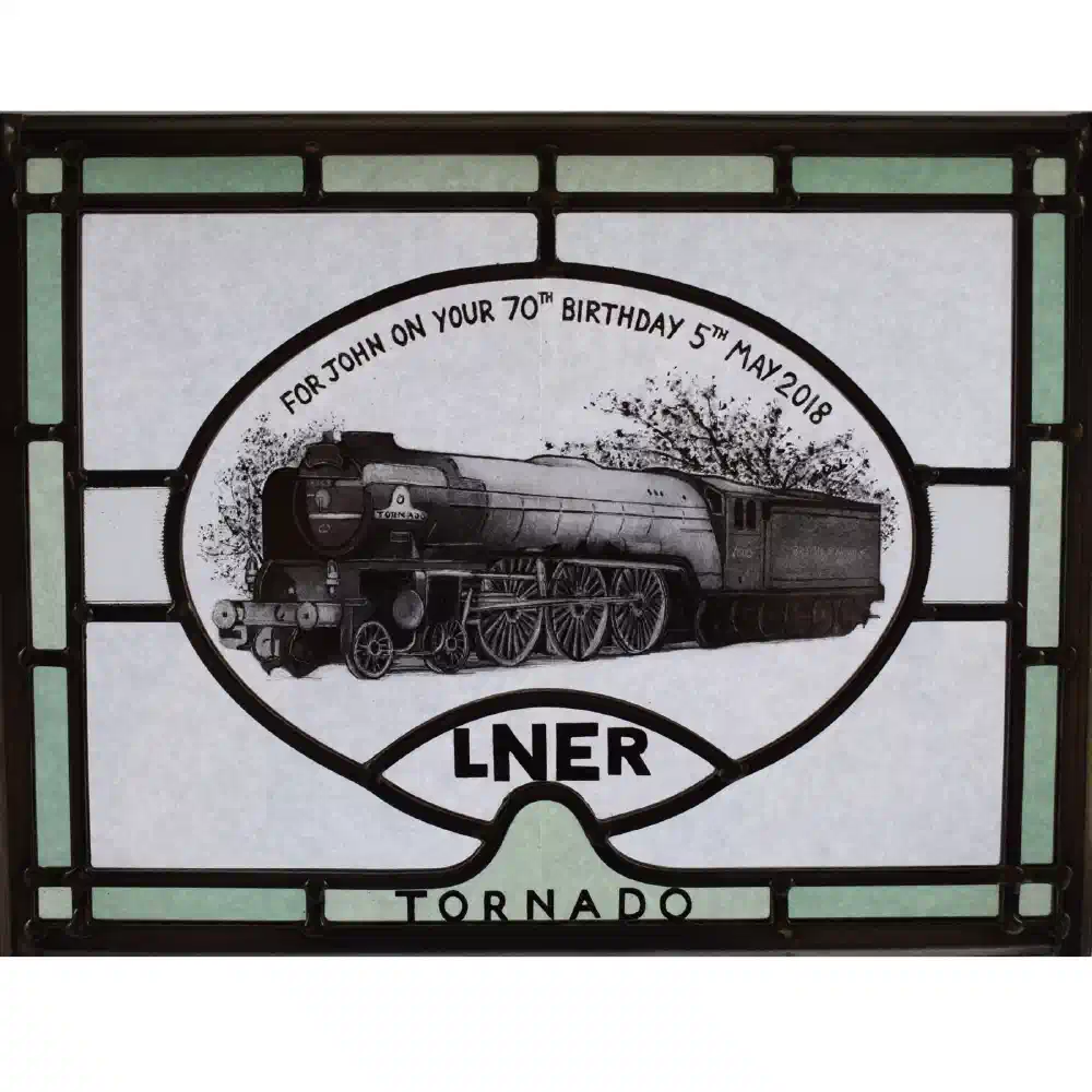 Tornado — stained glass by Ginkgo Glass